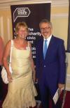 Mary Silverton with the President of Civic Voice, Griff Rhys Jones Mary Silverton with the President of Civic Voice, Griff Rhys Jones