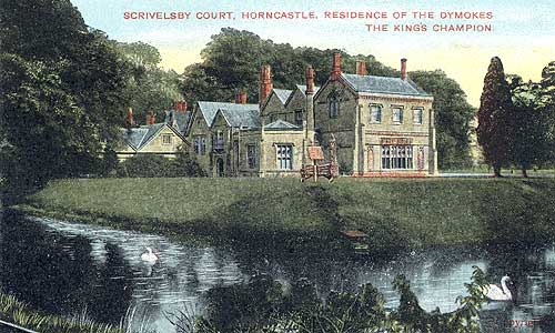 Scrivelsby Court in the early 20th Century, demolished in 1956
