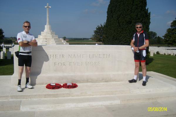 Horncastle Cyclists visit the Western Front