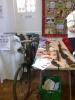 Display showing Commemorative cycling ride undertaken July 2014. Shows an original 1914 cycle Display showing Commemorative cycling ride undertaken July 2014. Shows an original 1914 cycle