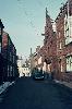 Looking west towards the High Street from near Bell's warehouse, 1970. 