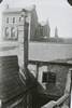 The Chimney at the rear of 12/14 Bridge Street with Lunn & Dodson Grocers in the background.