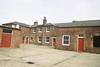 The inner courtyard at Holmeleigh, 1986. 