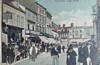 East view of the High Street. East view of the High Street.