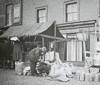 A stall in the High Street or possibly West Street. A stall in the High Street or possibly West Street.