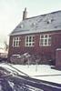 The west side of the Community centre, 1970. The west side of the Community centre, 1970.