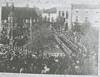 Market place, a proclamation, possibly for George VI.