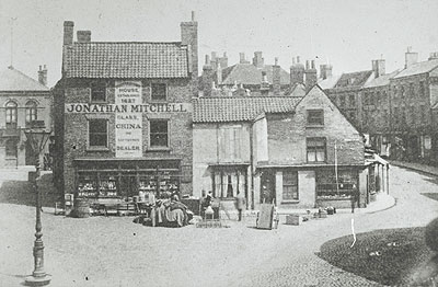 Market buildings - 1890 - soon to be demolished.