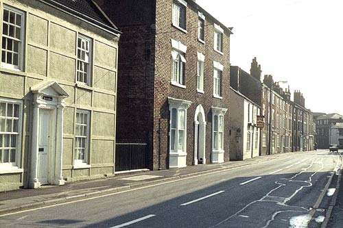 Edward Harrison's house at 30 West Street (house in centre of picture)